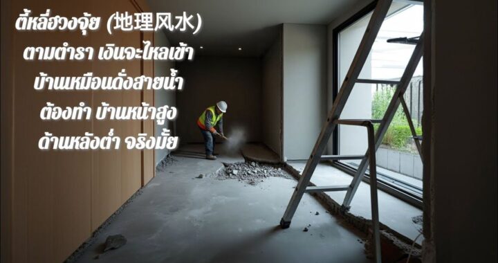 ตี้หลี่ฮวงจุ้ย (地理风水) ตามตำรา ต้องทำ บ้านหน้าสูง ด้านหลังต่ำ