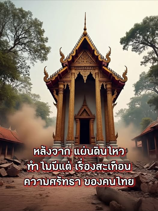 หลังจากแผ่นดินไหว ทำไมมีแต่เรื่องสะเทือน ความศรัทธาของคนไทย1
