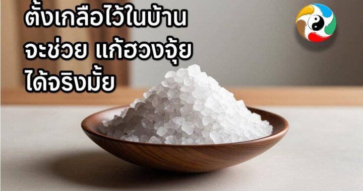 การตั้งเกลือไว้ในบ้านจะช่วยแก้ฮวงจุ้ย ได้จริงมั้ย